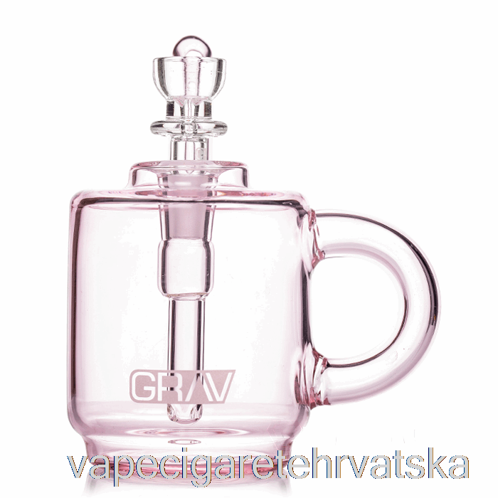 Vape Hrvatska Grav šalica Za Kavu Džepni Bubbler Pink